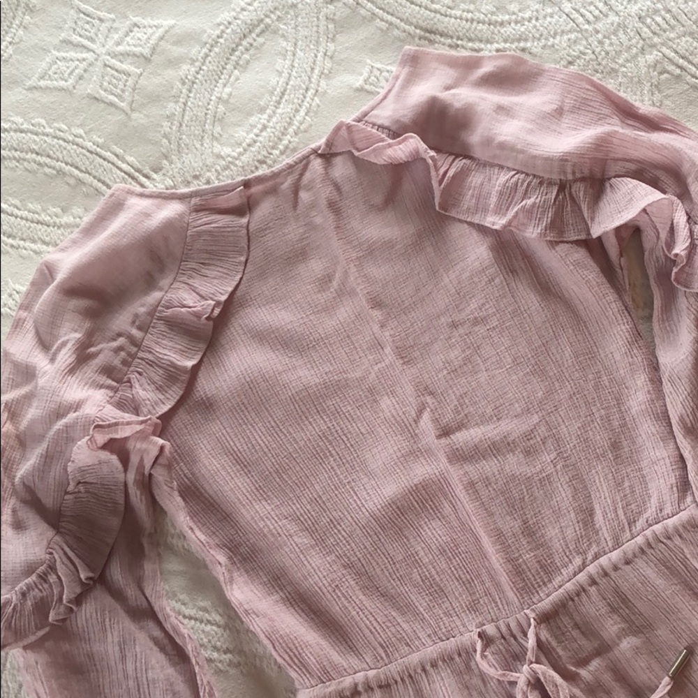 Selfie Leslie Pink Long Sleeve Dress